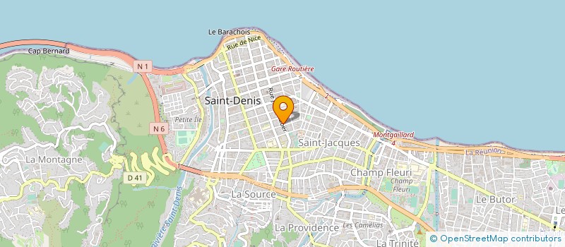 localisation de l'entreprise MONSIEUR ROGER HOARAU à SAINT-DENIS