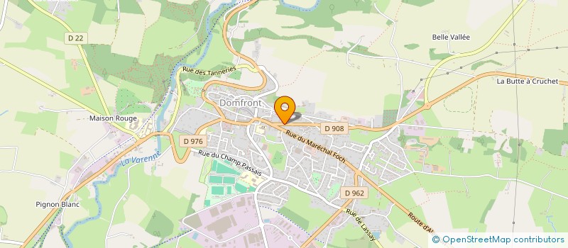 localisation de l'entreprise MONSIEUR ROGER HOCHET à DOMFRONT-EN-POIRAIE