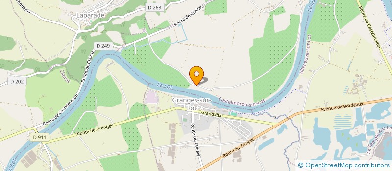 localisation de l'entreprise MONSIEUR ROGER HOLTZSCHERER  CASTELMORON SUR LOT