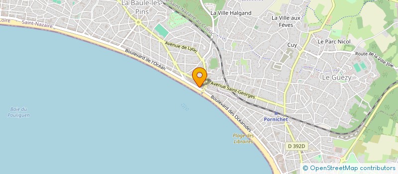 localisation de l'entreprise MONSIEUR ROGER HOUEL à LA BAULE-ESCOUBLAC