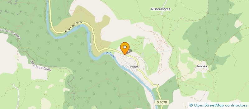 localisation de l'entreprise MONSIEUR ROGER HUGONNET  GORGES DU TARN CAUSSES