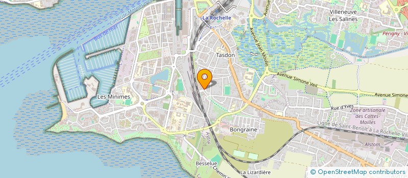 localisation de l'entreprise MONSIEUR ROGER HUISSOUD  LA ROCHELLE