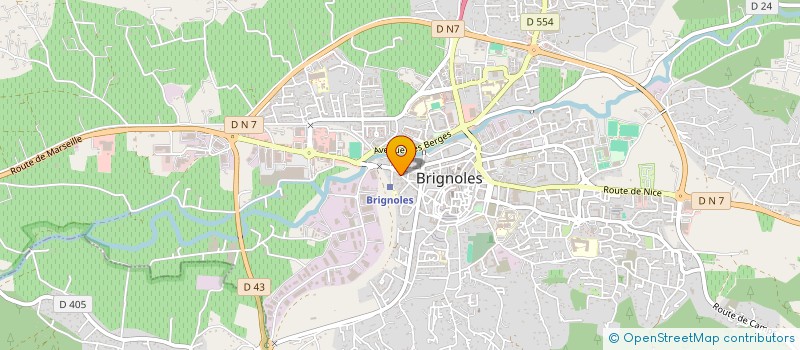 localisation de l'entreprise MONSIEUR ROGER HUMBERT à BRIGNOLES