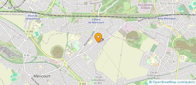 localisation de l'entreprise MONSIEUR ROGER HURBAIN  MERICOURT