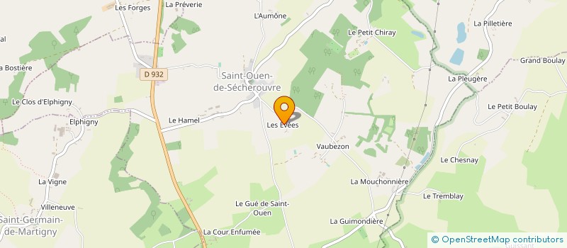 localisation de l'entreprise MONSIEUR ROGER HUYGHE à SAINT-OUEN-DE-SECHEROUVRE