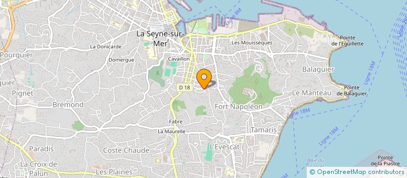 localisation de l'entreprise MONSIEUR ROGER IMBERT à LA SEYNE SUR MER