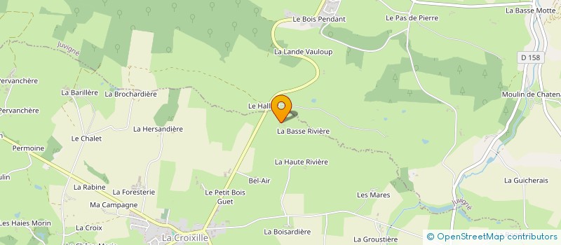 localisation de l'entreprise MONSIEUR ROGER JAHU  SAINT-HILAIRE-DU-MAINE