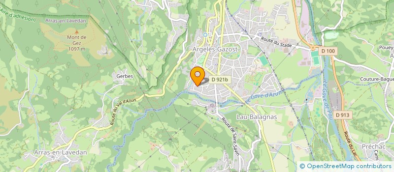 localisation de l'entreprise MONSIEUR ROGER JARLIER  ARGELES-GAZOST