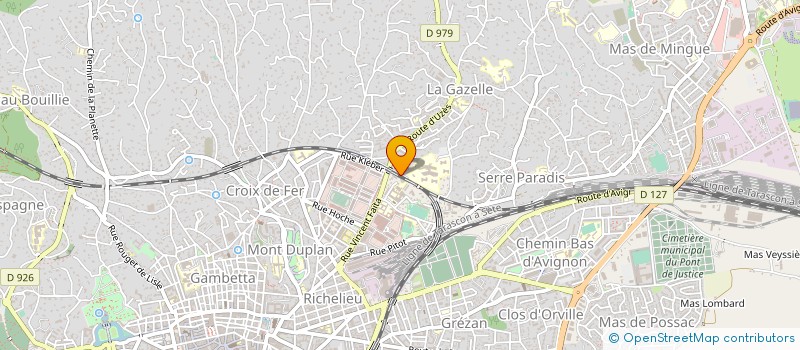 localisation de l'entreprise MONSIEUR ROGER JAUNET  NIMES