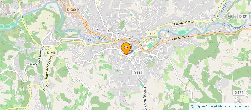 localisation de l'entreprise MONSIEUR ROGER JOUVAL à APT