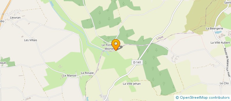 localisation de l'entreprise MONSIEUR ROGER JOUVANCE  LOYAT