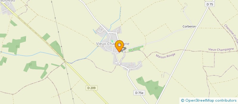 localisation de l'entreprise MONSIEUR ROGER KANZA  VIEUX-CHAMPAGNE