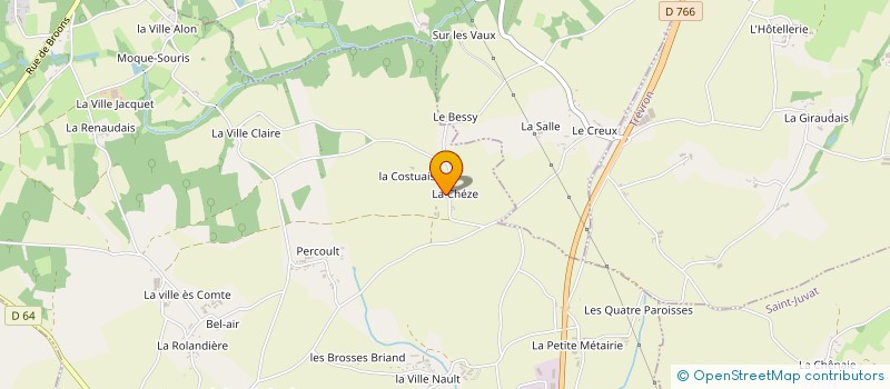 localisation de l'entreprise MONSIEUR ROGER KERRIEN  PLUMAUDAN