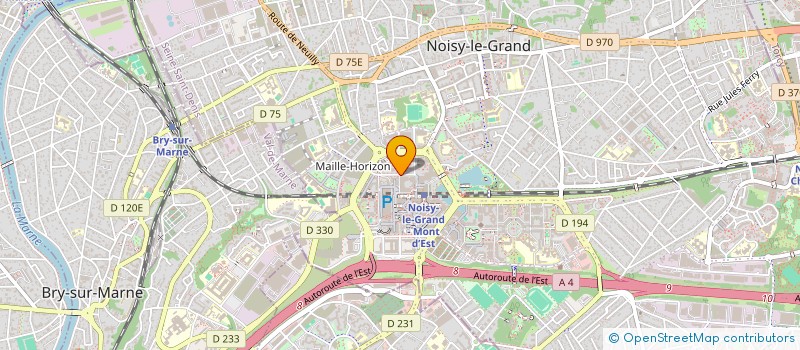 localisation de l'entreprise MONSIEUR ROGER KHALFA  NOISY-LE-GRAND