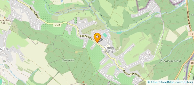 localisation de l'entreprise MONSIEUR ROGER KLEIN  ALSTING