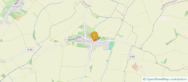 localisation de l'entreprise MONSIEUR ROGER KRAEMER  OBERLAUTERBACH