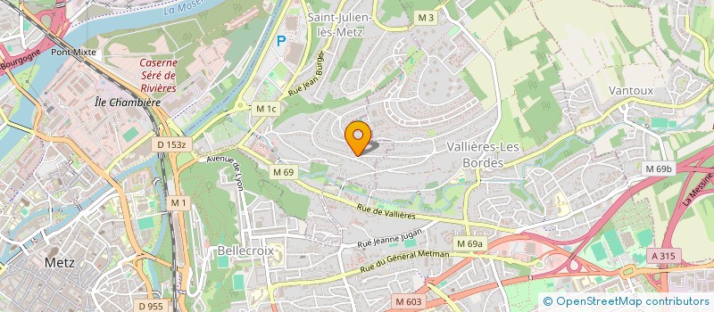 localisation de l'entreprise MONSIEUR ROGER KREICHER à SAINT-JULIEN-LES-METZ