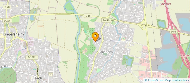 localisation de l'entreprise MONSIEUR ROGER L'HOTE  SAUSHEIM