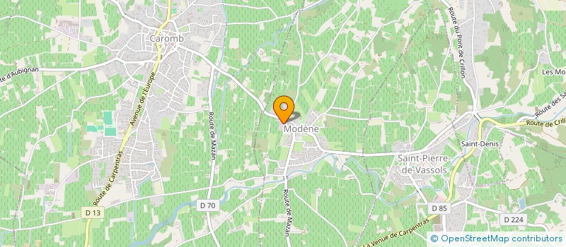 localisation de l'entreprise MONSIEUR ROGER LAFOND  CAROMB