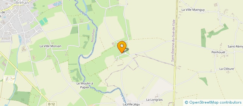 localisation de l'entreprise MONSIEUR ROGER LAFOSSE  SAINT-ETIENNE-DU-GUE-DE-L'ISLE