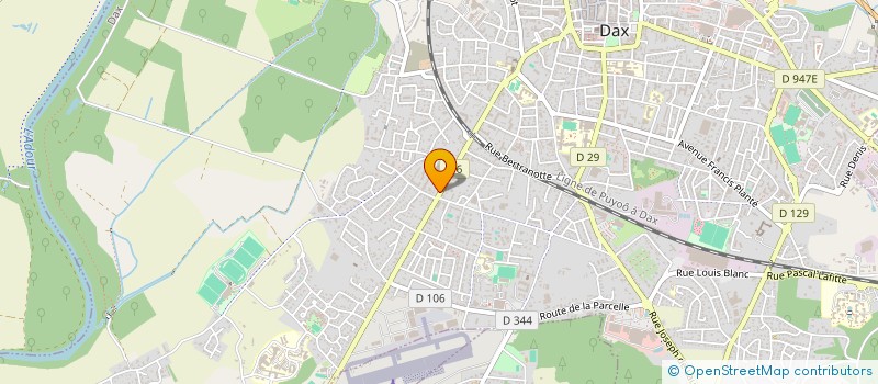 localisation de l'entreprise MONSIEUR ROGER LAGREDE  DAX