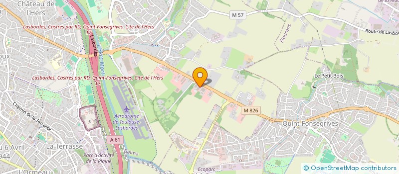 localisation de l'entreprise MONSIEUR ROGER LAHILLE  BALMA