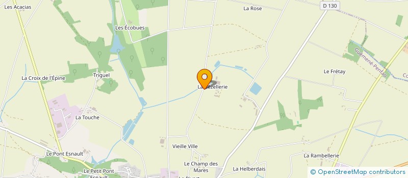 localisation de l'entreprise MONSIEUR ROGER LAIGLE  GUEMENE-PENFAO