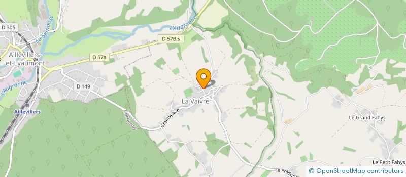 localisation de l'entreprise MONSIEUR ROGER LAINE  LA VAIVRE