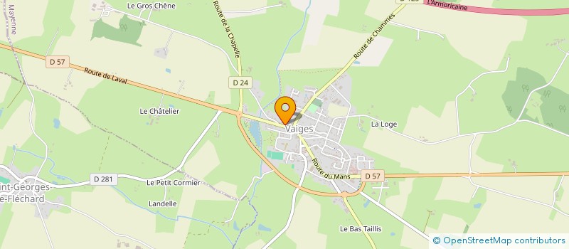 localisation de l'entreprise MONSIEUR ROGER LAKE  VAIGES