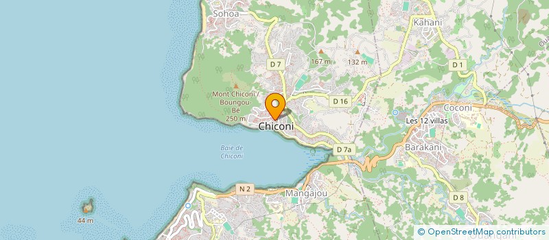 localisation de l'entreprise MONSIEUR ROGER LALA RAKOTOZAFINIRINA à CHICONI