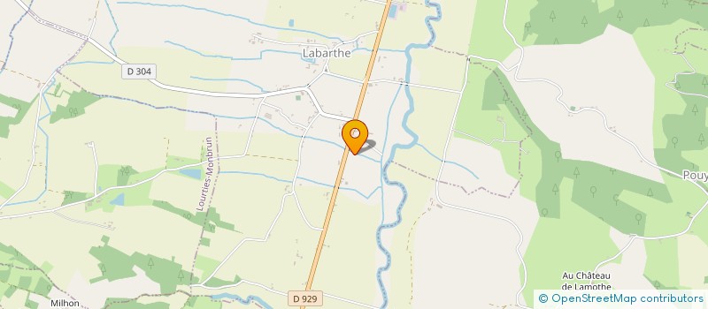 localisation de l'entreprise MONSIEUR ROGER LALANNE  LABARTHE