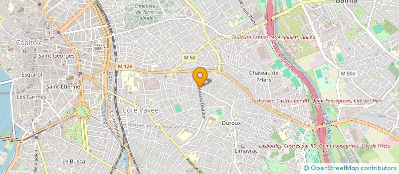 localisation de l'entreprise MONSIEUR ROGER LAMARTRE  TOULOUSE