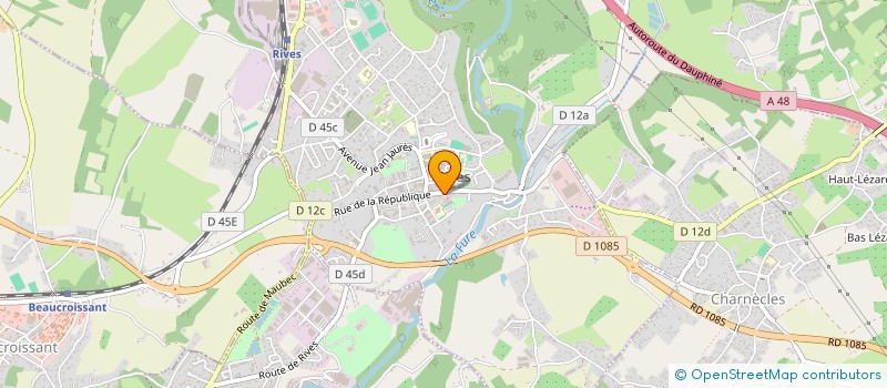 localisation de l'entreprise MONSIEUR ROGER LAMBERT  RIVES