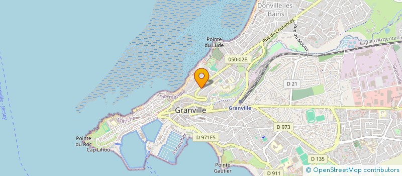 localisation de l'entreprise MONSIEUR ROGER LAMOUREUX  GRANVILLE