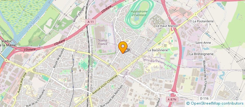 localisation de l'entreprise MONSIEUR ROGER LANCELOT à ANGERS