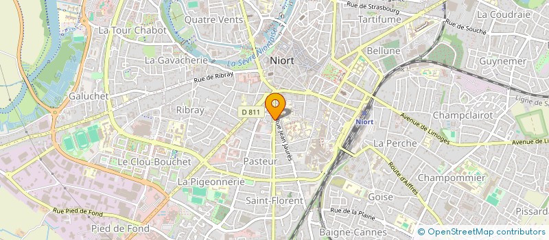 localisation de l'entreprise MONSIEUR ROGER LANGLADE à NIORT