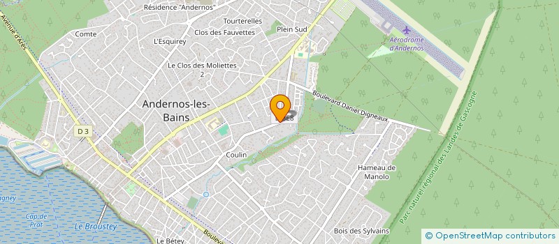 localisation de l'entreprise MONSIEUR ROGER LAULOM  ANDERNOS-LES-BAINS