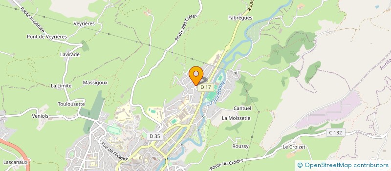 localisation de l'entreprise MONSIEUR ROGER LAVERGNE à AURILLAC