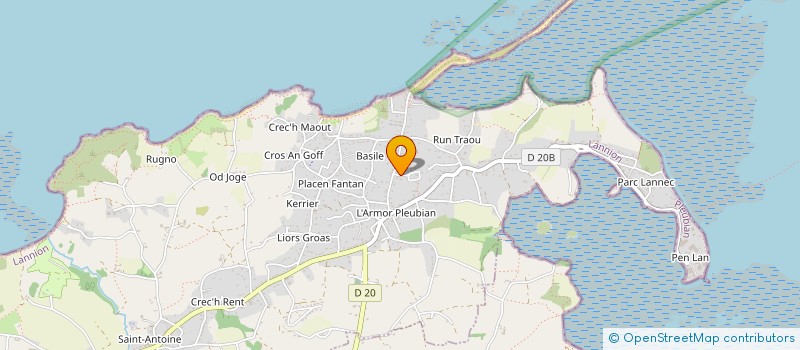 localisation de l'entreprise MONSIEUR ROGER LE CAIN  PLEUBIAN