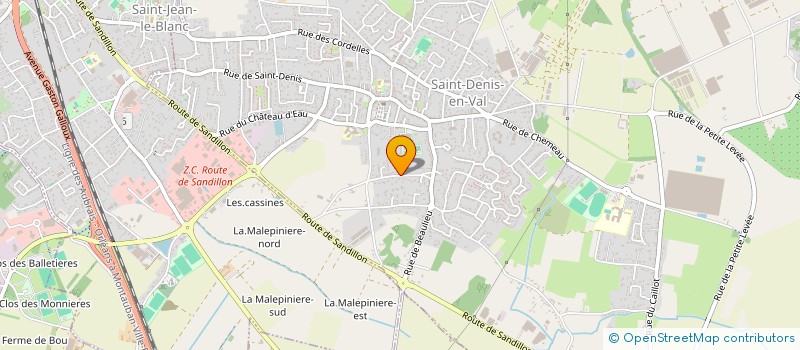 localisation de l'entreprise MONSIEUR ROGER LE DEUNFF à SAINT-DENIS-EN-VAL