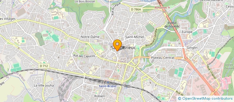 localisation de l'entreprise MONSIEUR ROGER LE GALES à SAINT-BRIEUC