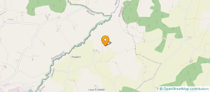 localisation de l'entreprise MONSIEUR ROGER LE GALL  PLOUGRAS