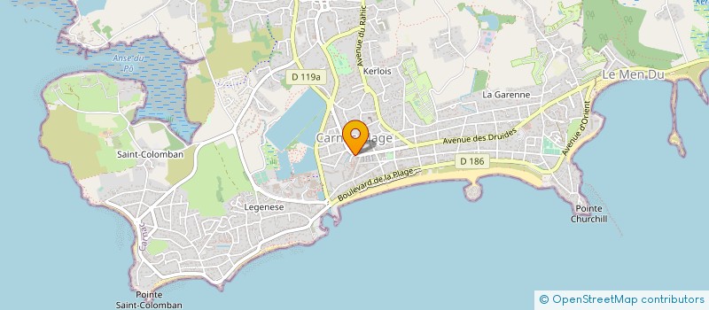 localisation de l'entreprise MONSIEUR ROGER LE GOULIAS  CARNAC