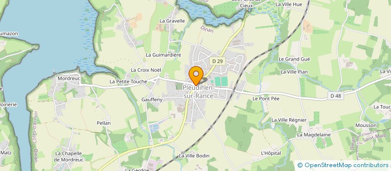 localisation de l'entreprise MONSIEUR ROGER LE GUEN  PLEUDIHEN-SUR-RANCE