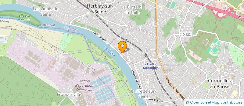 localisation de l'entreprise MONSIEUR ROGER LE LOIRE  LA FRETTE-SUR-SEINE