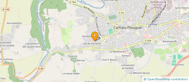localisation de l'entreprise MONSIEUR ROGER LE MANACH à CARHAIX-PLOUGUER