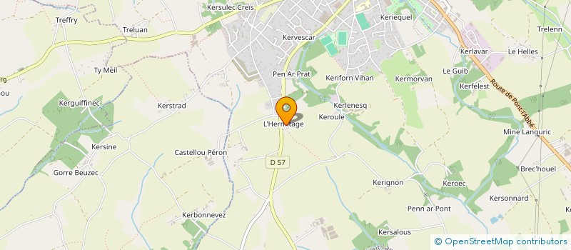 localisation de l'entreprise MONSIEUR ROGER LE MOAL à PLONEOUR-LANVERN