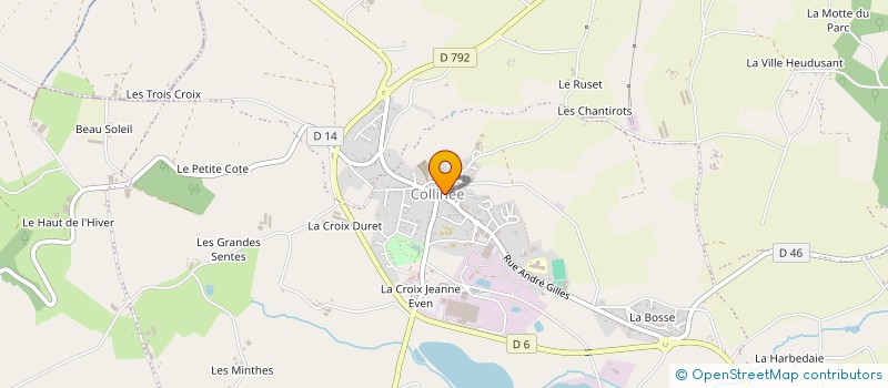 localisation de l'entreprise MONSIEUR ROGER LE MOIGNIC à LE MENE