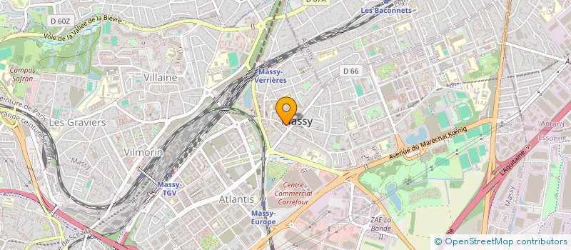 localisation de l'entreprise MONSIEUR ROGER LE QUERE  MASSY