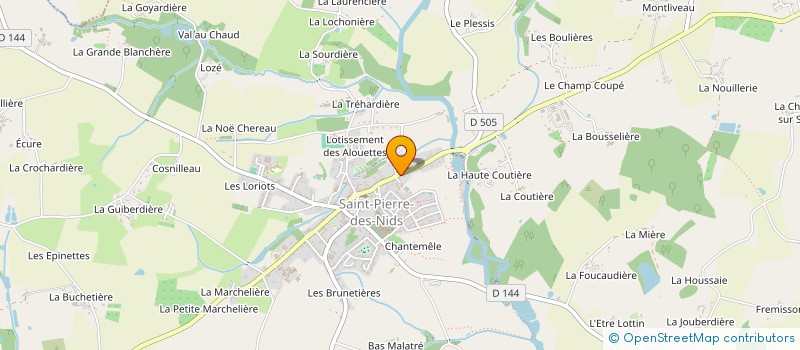 localisation de l'entreprise MONSIEUR ROGER LECHAT à SAINT-PIERRE-DES-NIDS